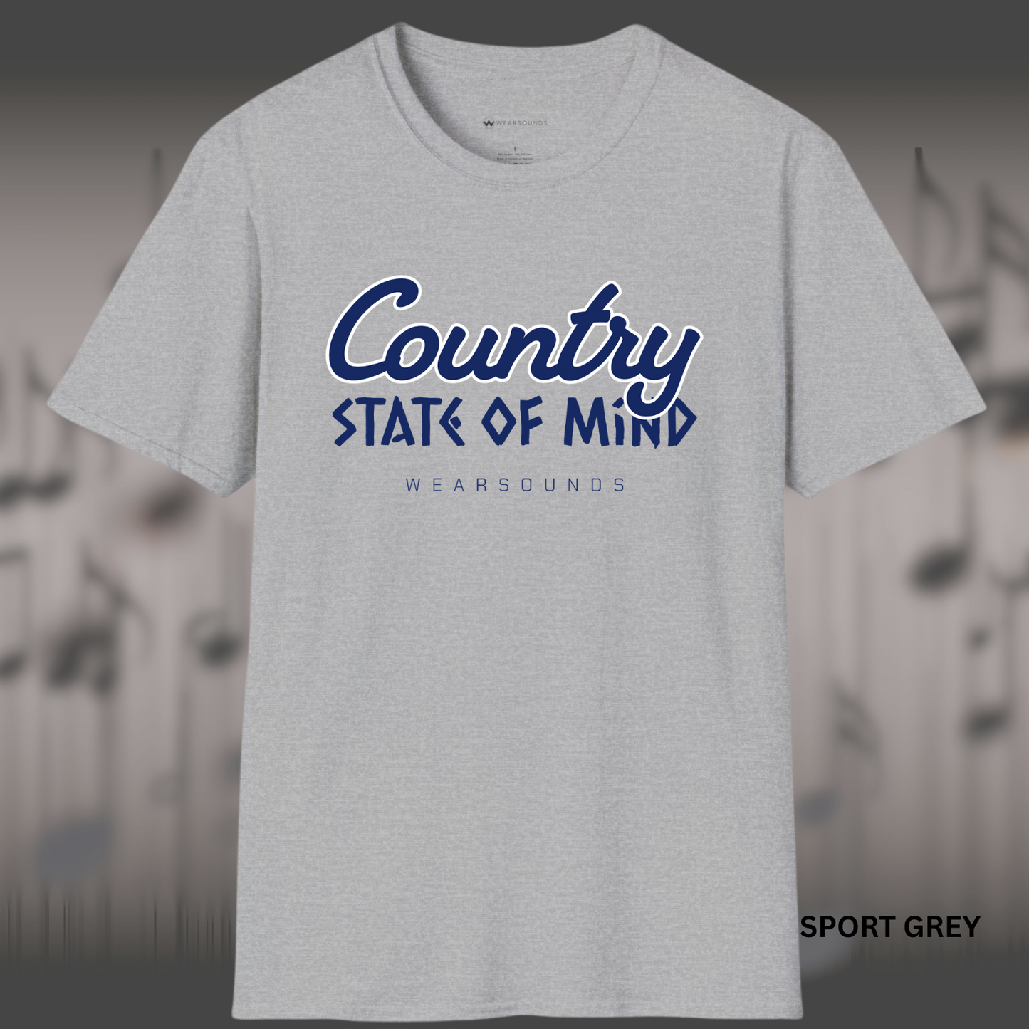 COUNTRY STATE OF MIND        | T-SHIRT - 5 colors - 9 sizes