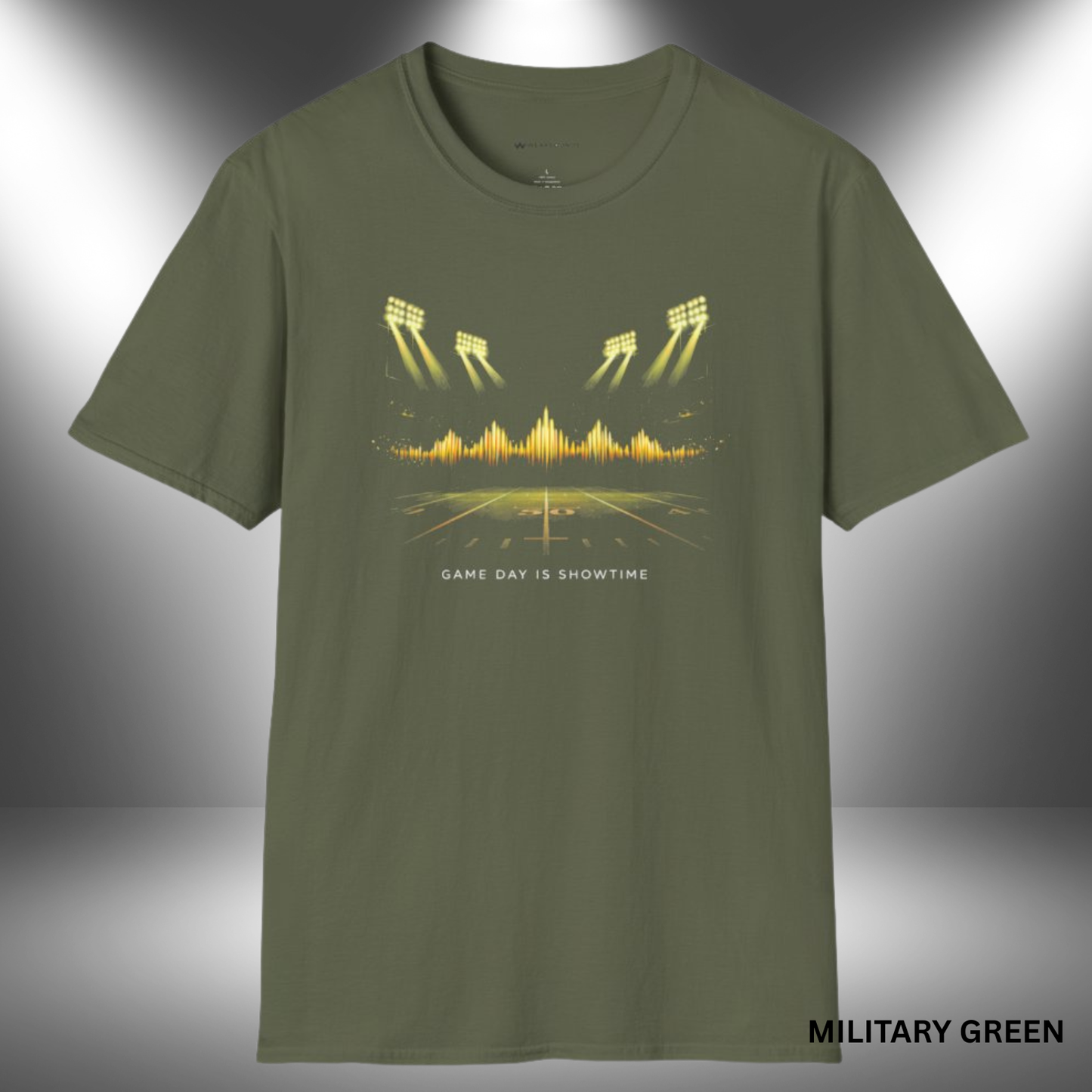 GAME DAY IS SHOWTIME      | T-SHIRT - 2 colors - 9 sizes | Great Gift for: Football fans who love stadium atmosphere - especially the half time show.