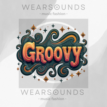 GROOVY     | UNISEX | T-SHIRT - 7 colors - 9 sizes | Feelin’ the funk and living that retro life. ✌️🌈✨