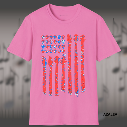 GTR AMERICAN FLAG - Red White Blue  | T-SHIRT - 7 colors - 9 sizes