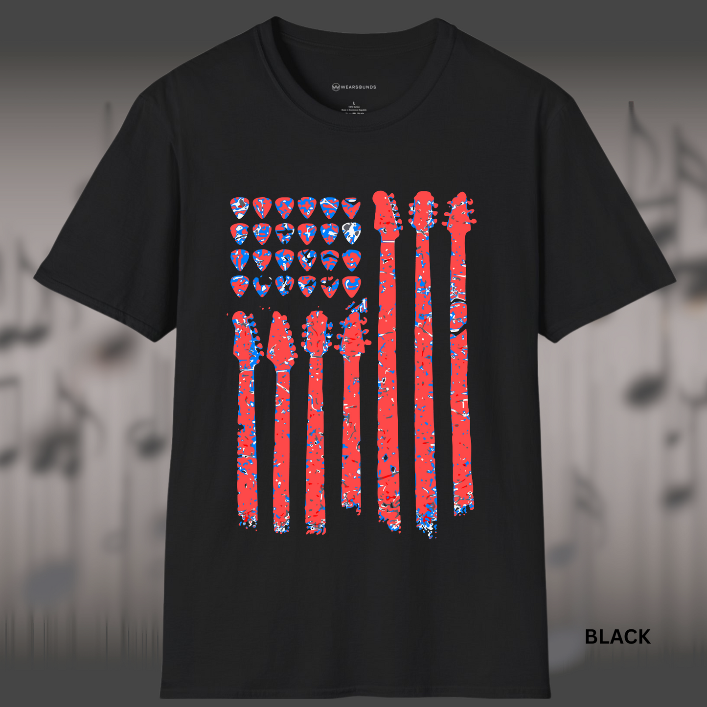 GTR AMERICAN FLAG - Red White Blue  | T-SHIRT - 7 colors - 9 sizes