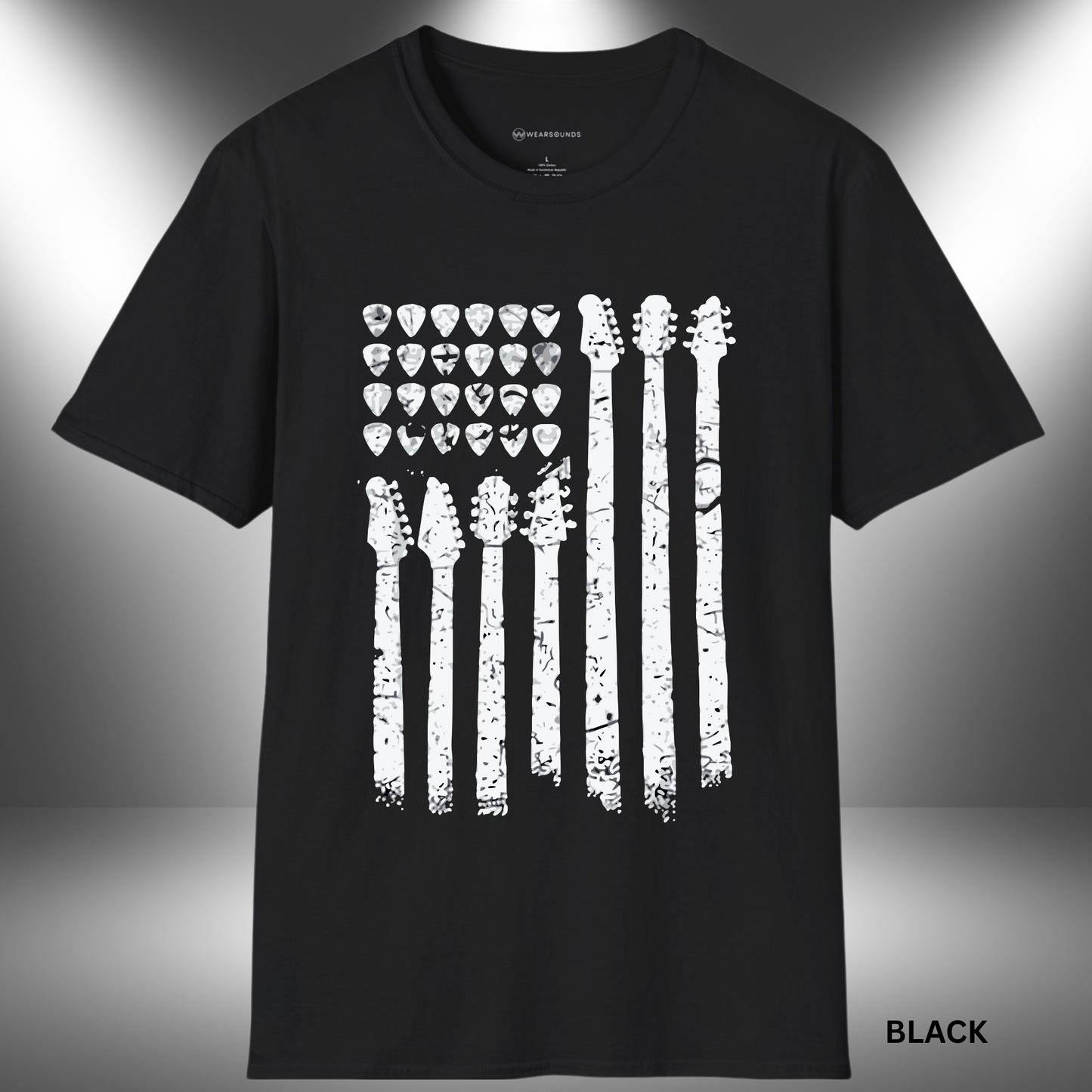 GTR AMERICAN FLAG - White     | T-SHIRT - Limited Colors - 9 Sizes