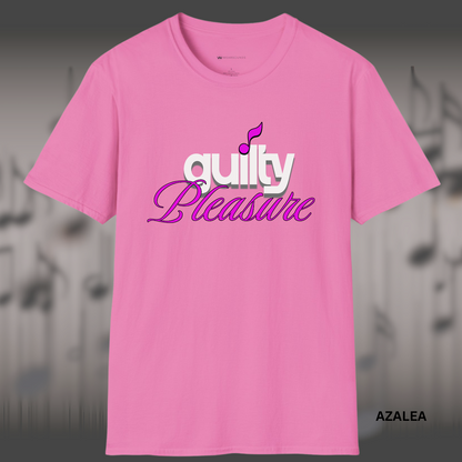 GUILTY PLEASURE        | T-SHIRT -   6 colors - 9 sizes | Celebrate your sound with a wink and a vibe.