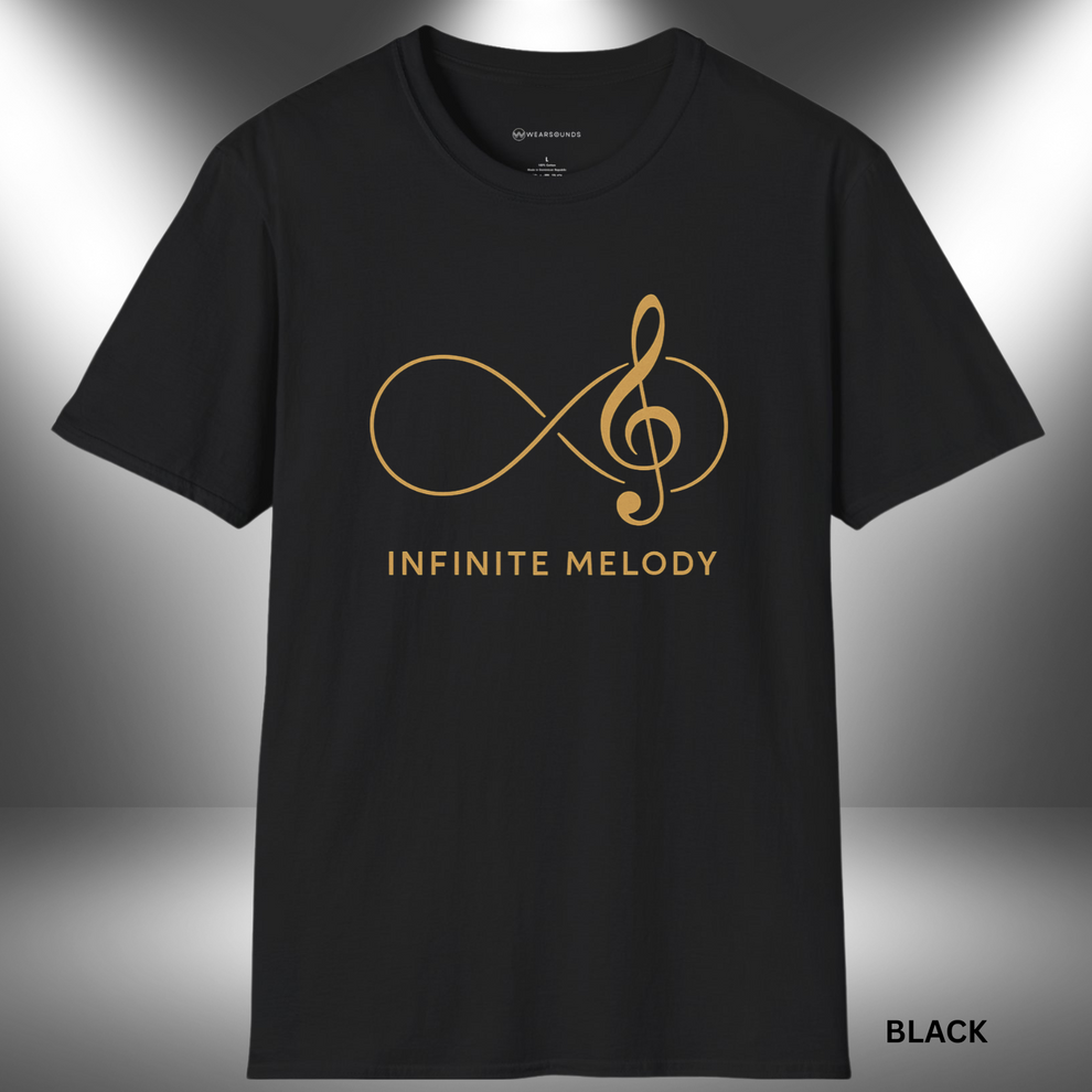 INFINITE MELODY | T-SHIRT - 6 colors - 9 sizes | Because music has no ...