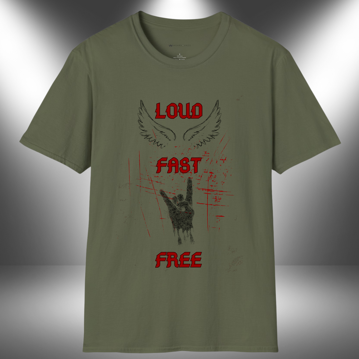 LOUD - FAST - FREE | T-SHIRT - 7 colors - 9 sizes