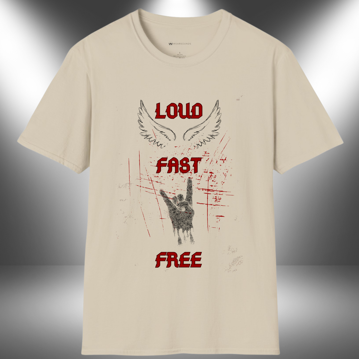 LOUD - FAST - FREE | T-SHIRT - 7 colors - 9 sizes