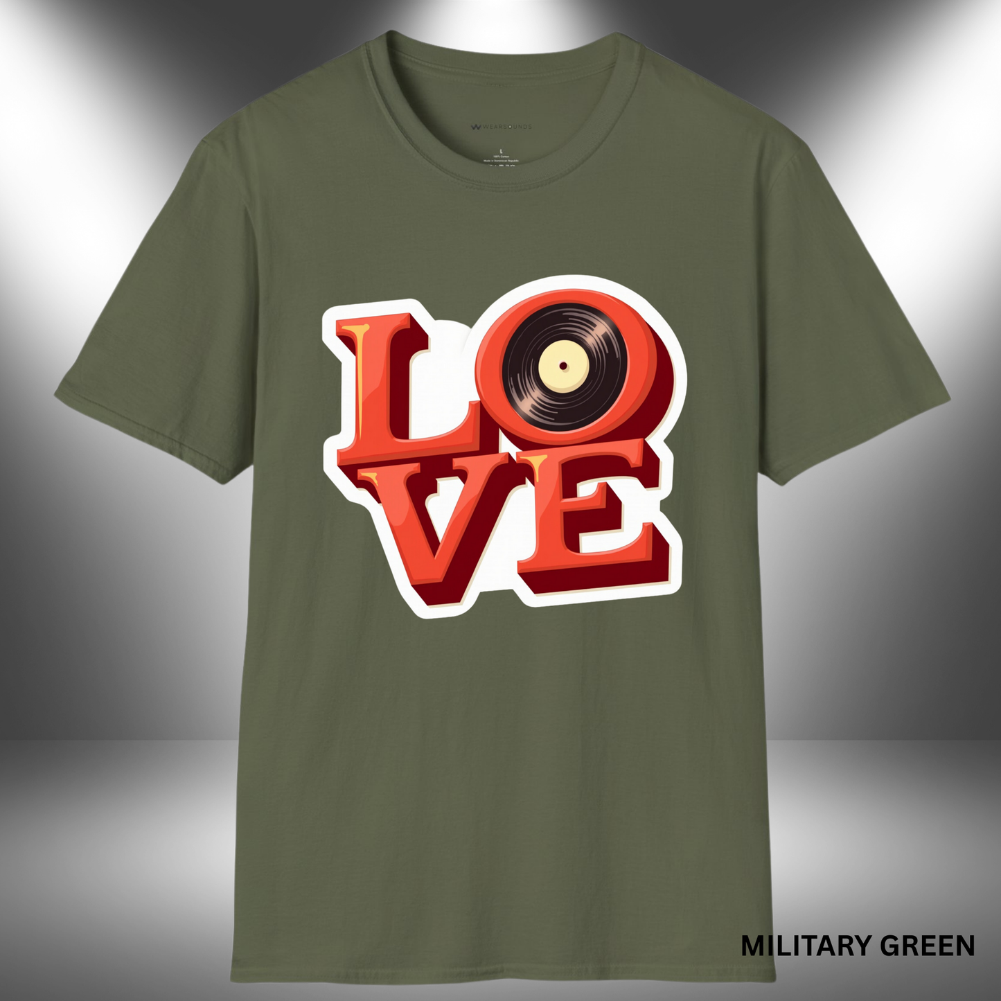 L O V E - (VINYL)  | T-SHIRT - 7 colors - 9 sizes