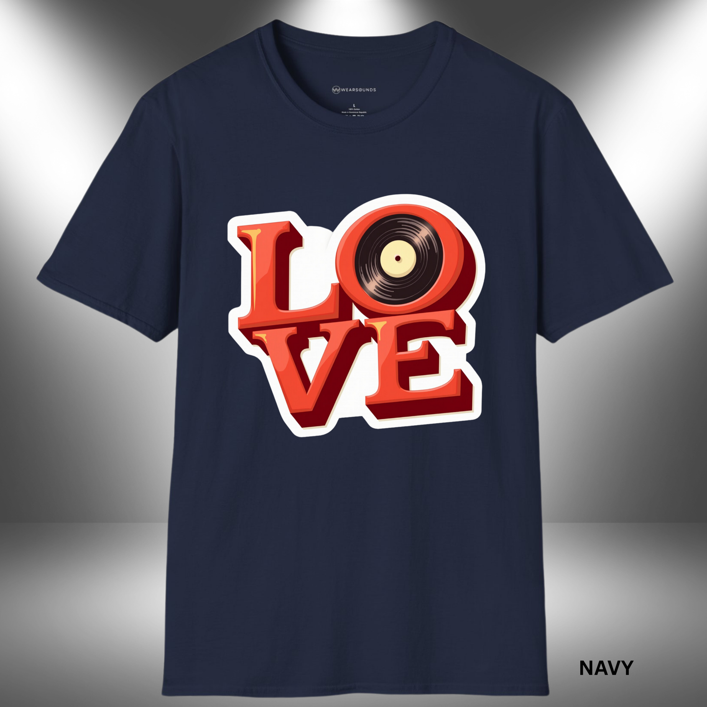 L O V E - (VINYL)  | T-SHIRT - 7 colors - 9 sizes