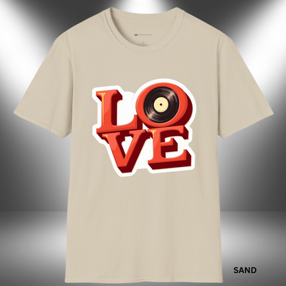 L O V E - (VINYL)  | T-SHIRT - 7 colors - 9 sizes