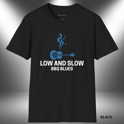 LOW AND SLOW BBQ BLUES       | T-SHIRT - 7 colors - 9 sizes