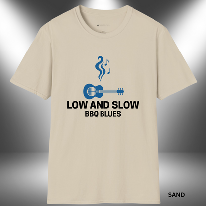 LOW AND SLOW BBQ BLUES       | T-SHIRT - 7 colors - 9 sizes