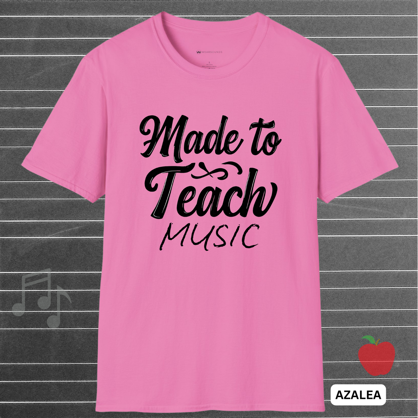 MADE TO TEACH    | T-SHIRT - 5 colors - 9 sizes |   Step into the classroom with confidence.