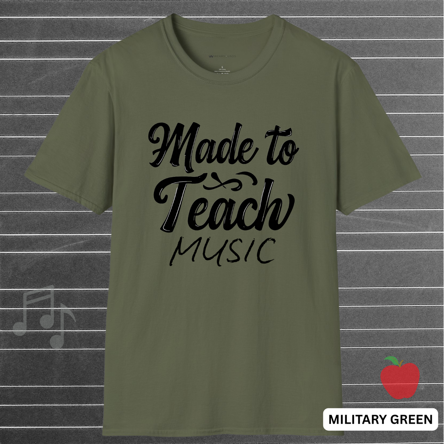 MADE TO TEACH    | T-SHIRT - 5 colors - 9 sizes |   Step into the classroom with confidence.