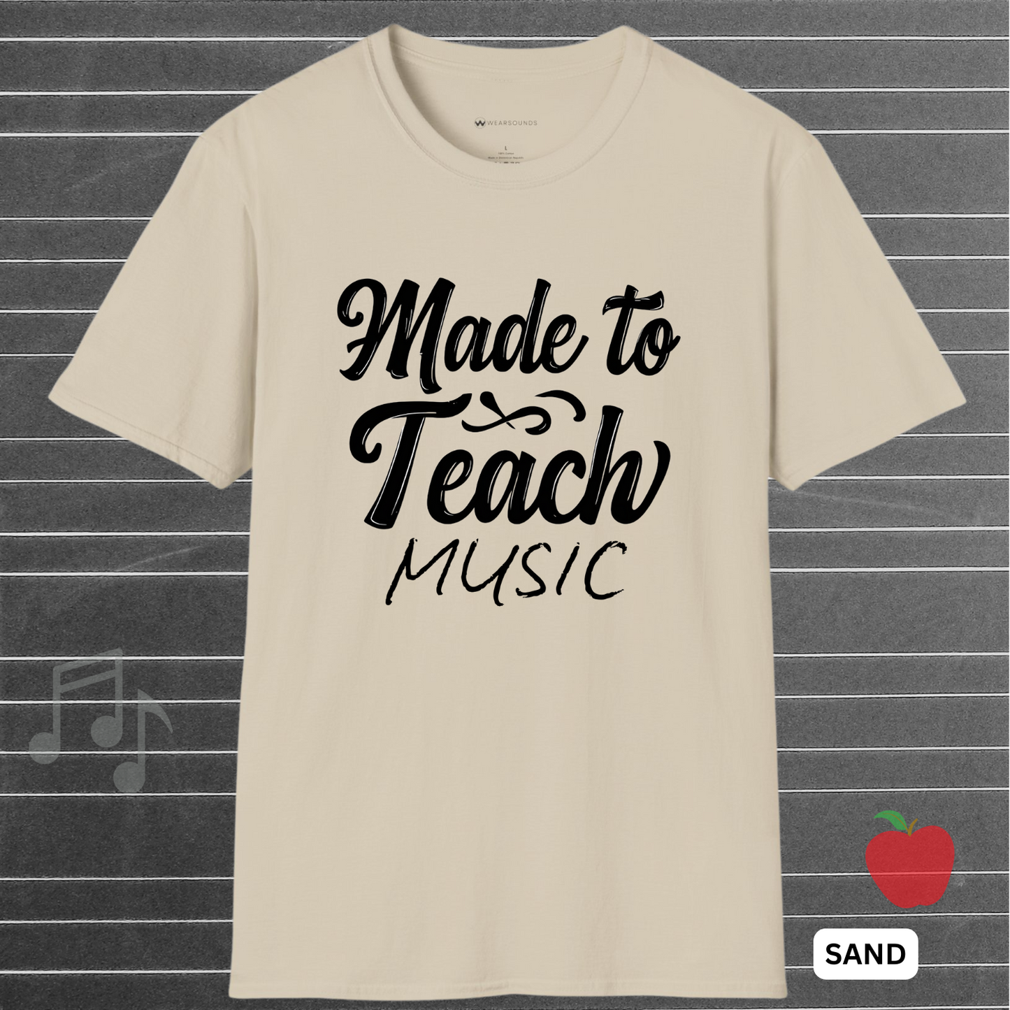 MADE TO TEACH    | T-SHIRT - 5 colors - 9 sizes |   Step into the classroom with confidence.