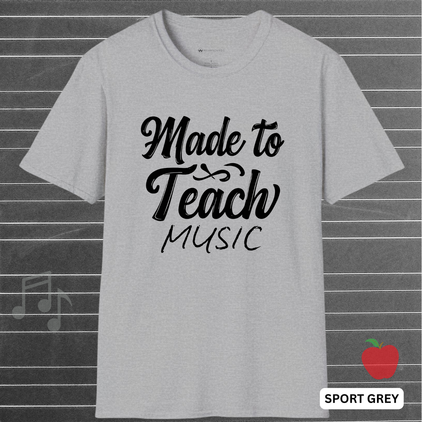 MADE TO TEACH    | T-SHIRT - 5 colors - 9 sizes |   Step into the classroom with confidence.