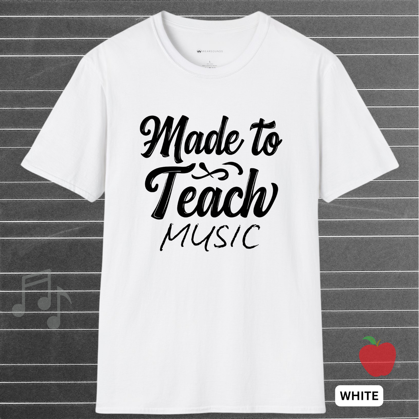 MADE TO TEACH    | T-SHIRT - 5 colors - 9 sizes |   Step into the classroom with confidence.