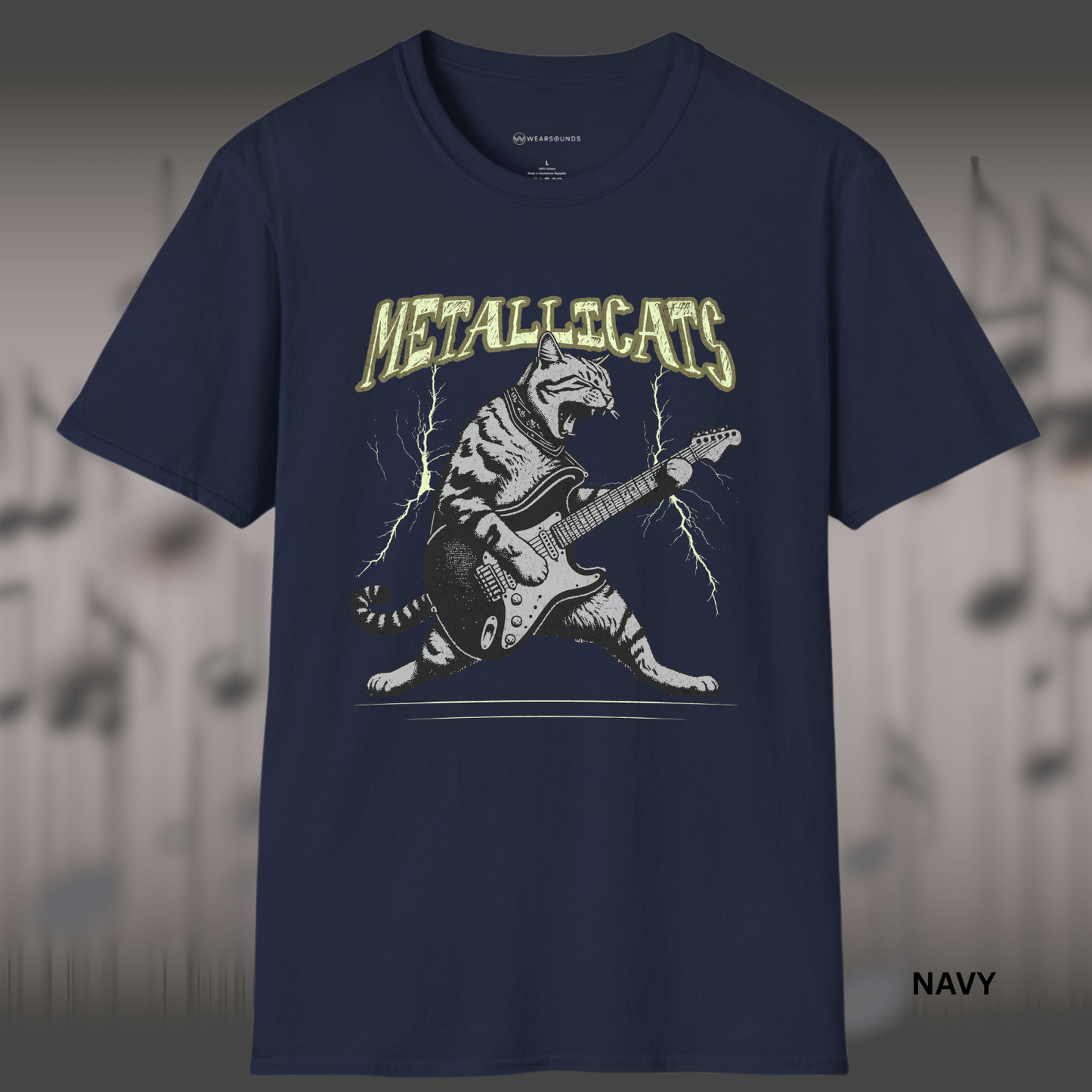 MEOW METAL        | T-SHIRT - 5 colors - 9 sizes