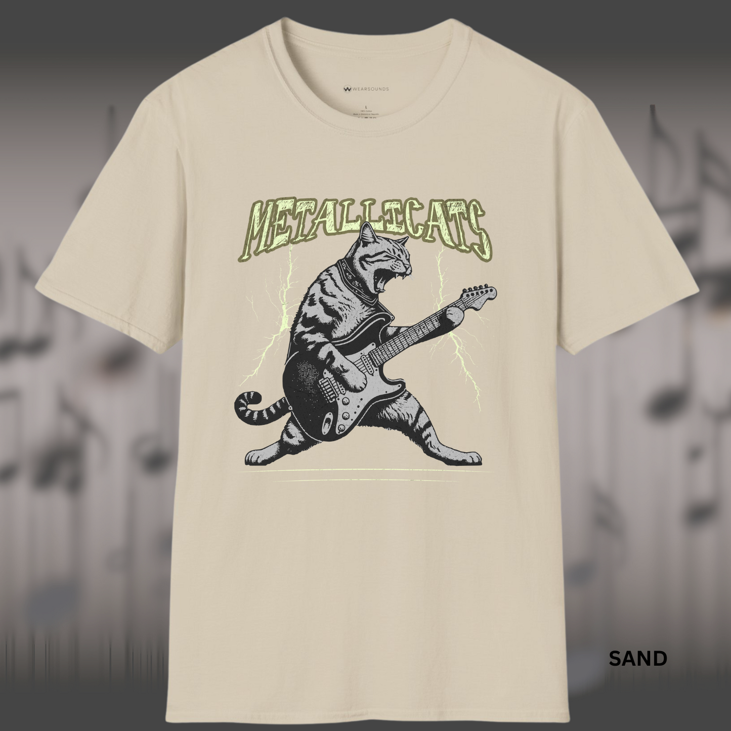 MEOW METAL        | T-SHIRT - 5 colors - 9 sizes
