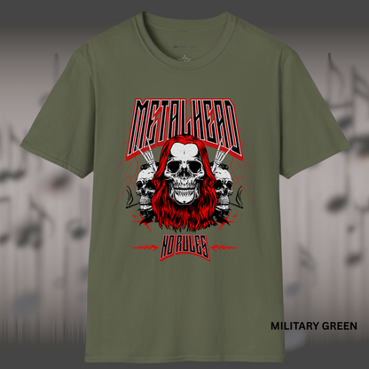 METALHEAD - NO RULES        | T-SHIRT - 7 colors - 9 sizes