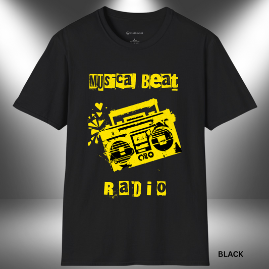 MUSICAL BEAT RADIO        | T-SHIRT - 5 colors - 9 sizes