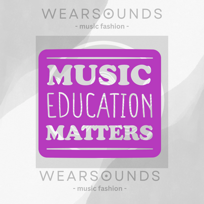 MUSIC EDUCATION MATTERS - Mauve       | T-SHIRT - 7 colors - 9 sizes | Support the soundtrack of our schools—wear your passion for music education with pride.