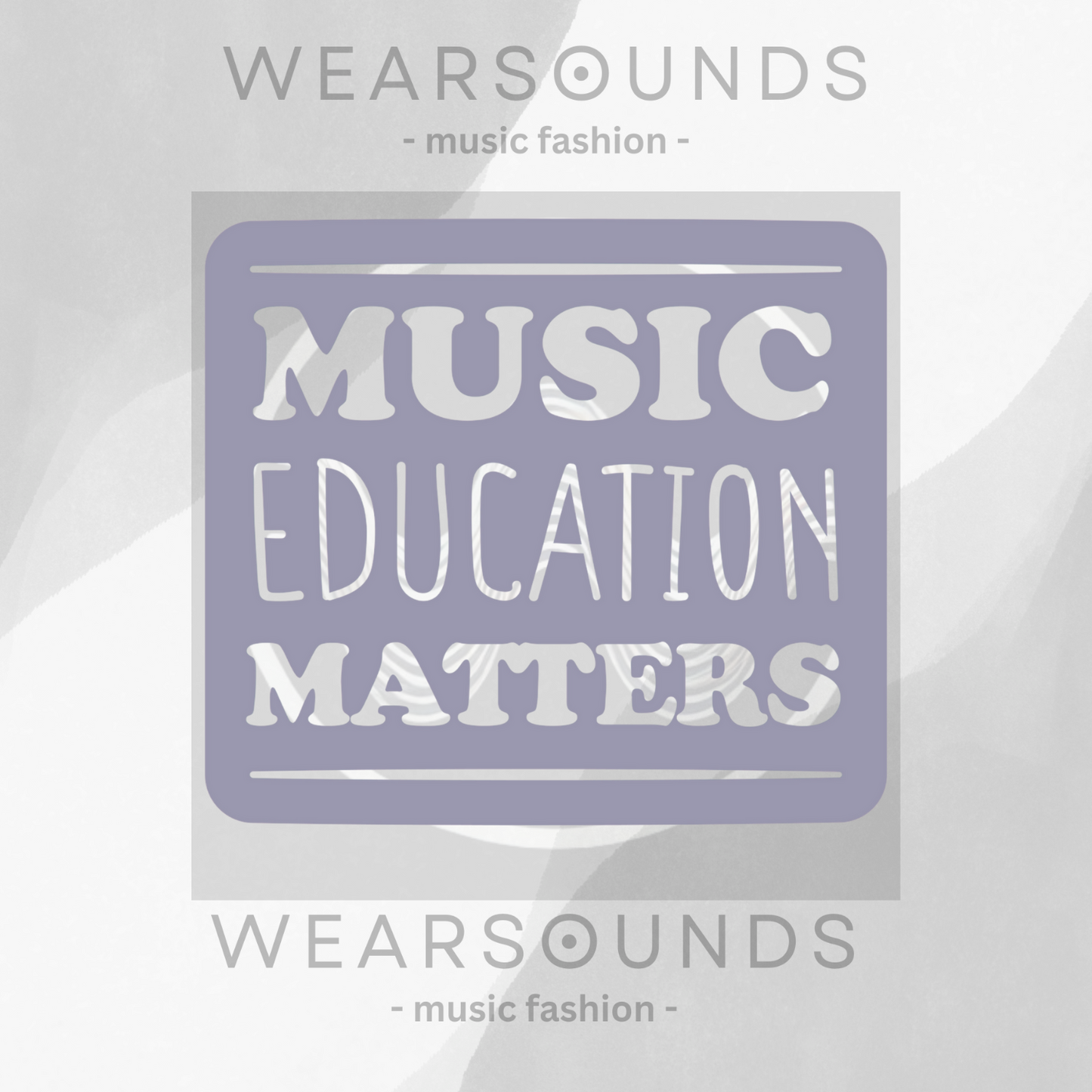 MUSIC EDUCATION MATTERS - Grey       | T-SHIRT - 7 colors - 9 sizes | Support the soundtrack of our schools—wear your passion for music education with pride.