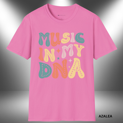 MUSIC IN MY DNA         | T-SHIRT - 7 colors - 9 sizes