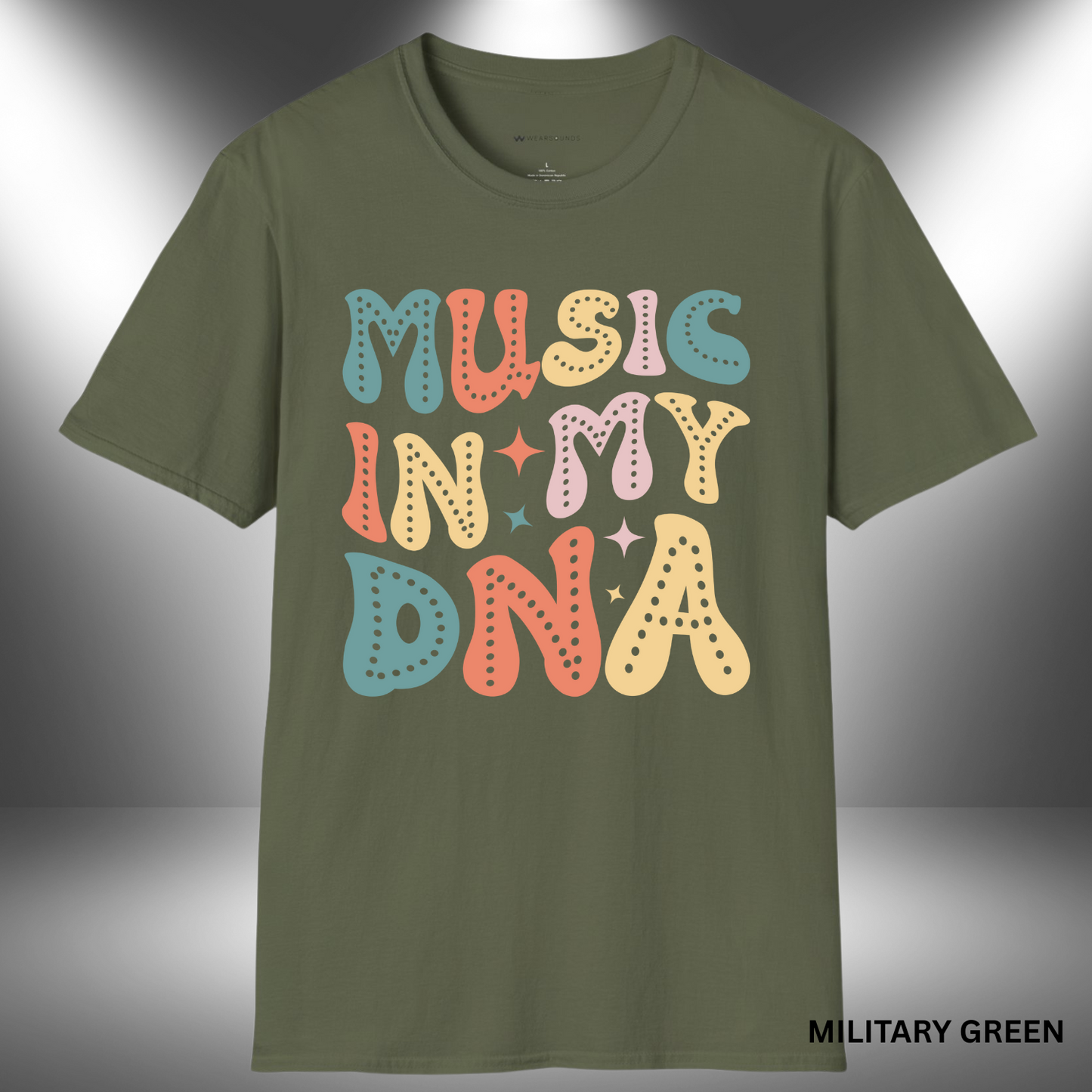 MUSIC IN MY DNA         | T-SHIRT - 7 colors - 9 sizes