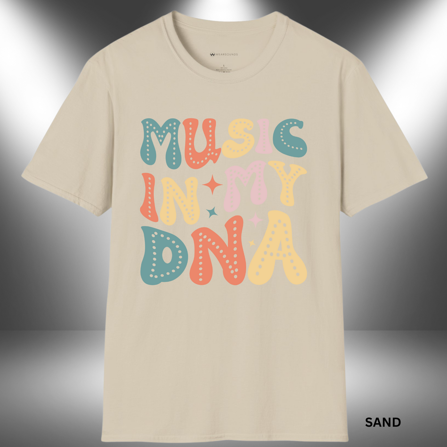 MUSIC IN MY DNA         | T-SHIRT - 7 colors - 9 sizes