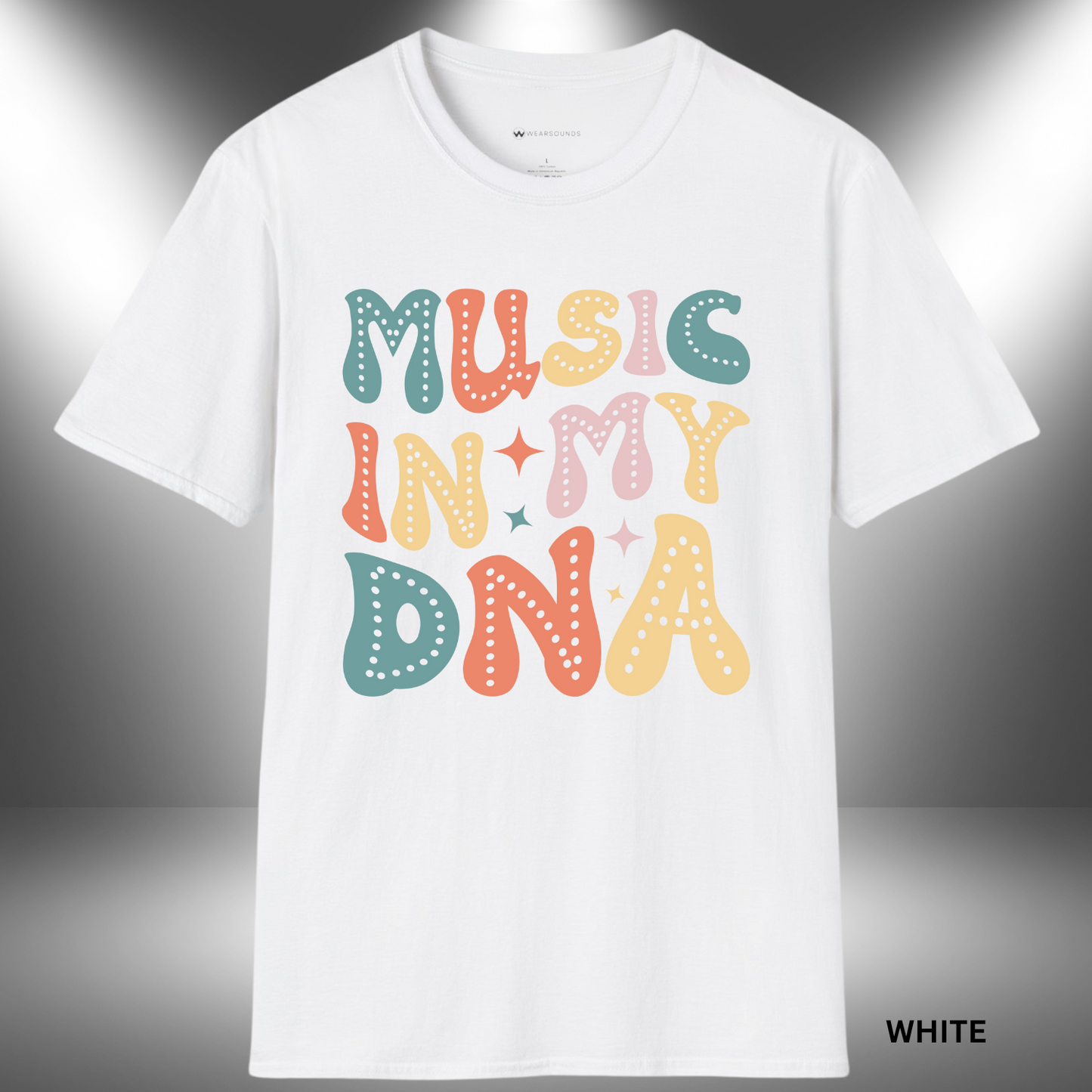 MUSIC IN MY DNA         | T-SHIRT - 7 colors - 9 sizes