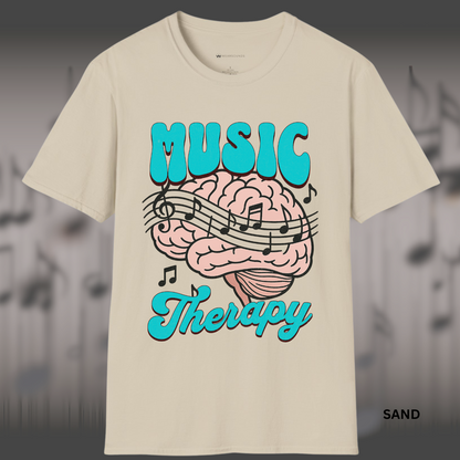 MUSIC THERAPY        | T-SHIRT - 5 colors - 9 sizes