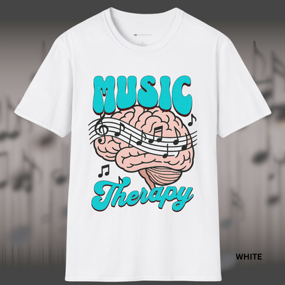 MUSIC THERAPY        | T-SHIRT - 5 colors - 9 sizes