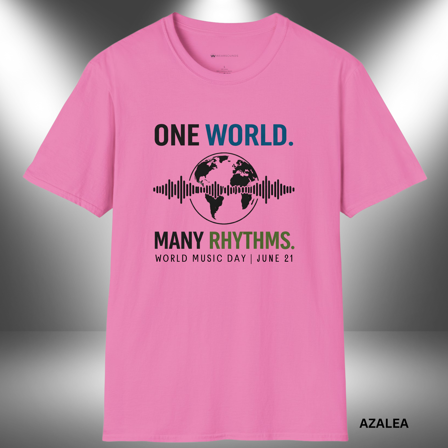 WORLD MUSIC DAY    | T-SHIRT - 4 colors - 9 sizes |  Global Music Unity Shirt for World Music Lovers