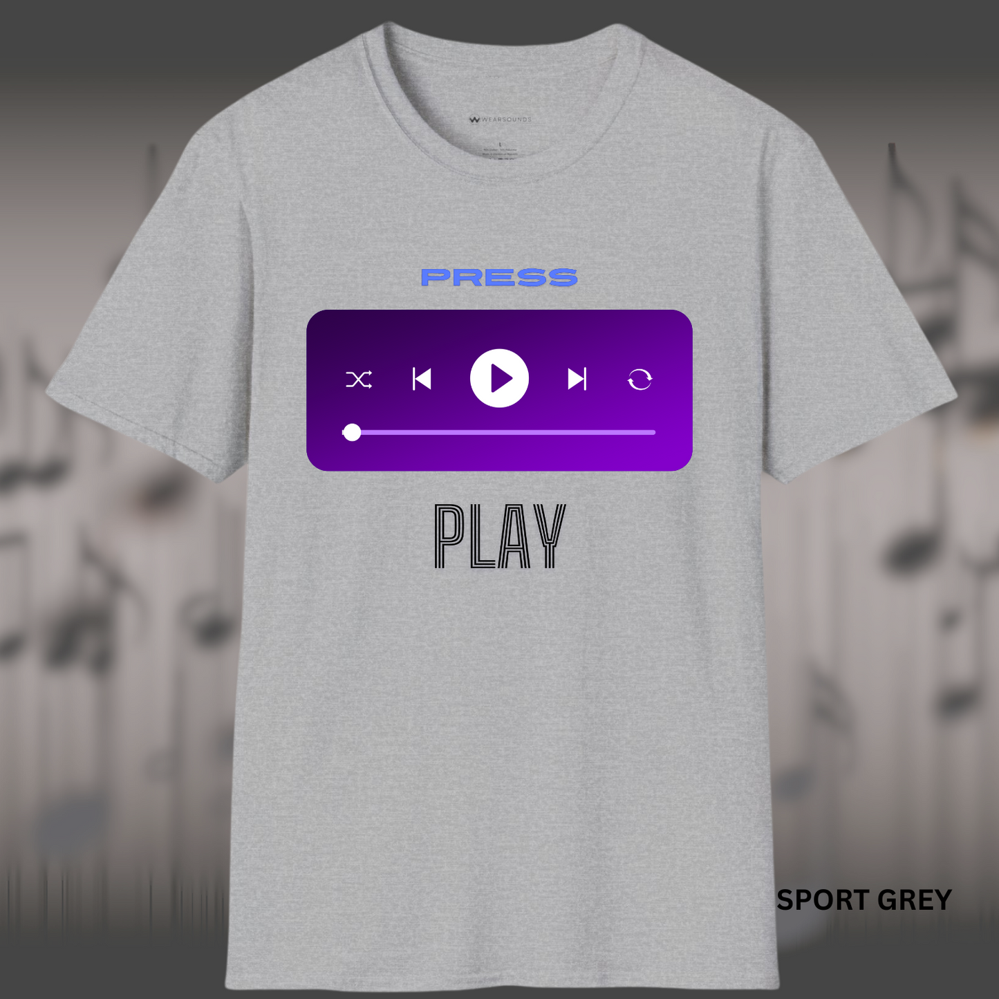 PRESS PLAY | T-SHIRT - 7 colors - 9 sizes