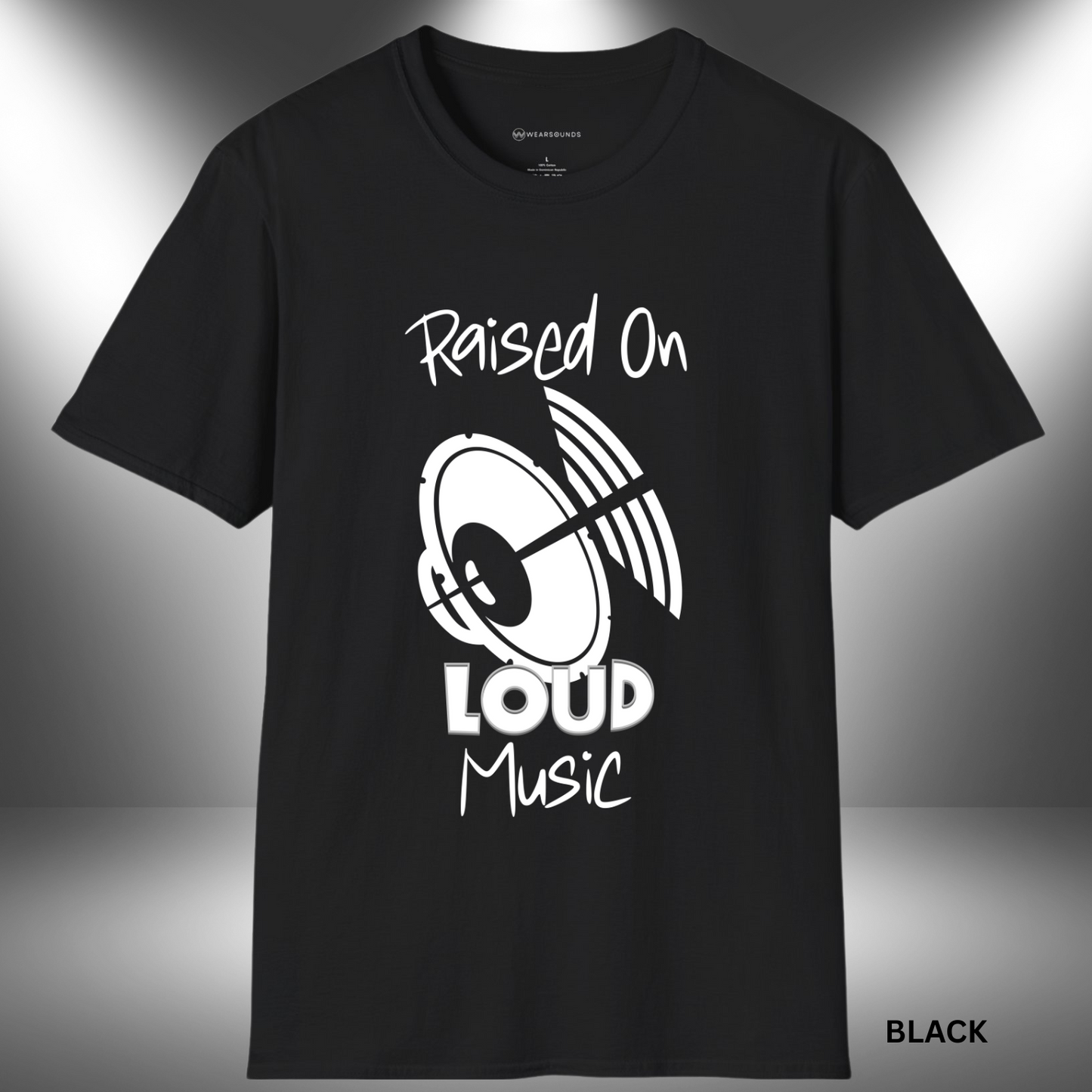 RAISED ON LOUD MUSIC  | T-SHIRT - 7 colors - 9 sizes