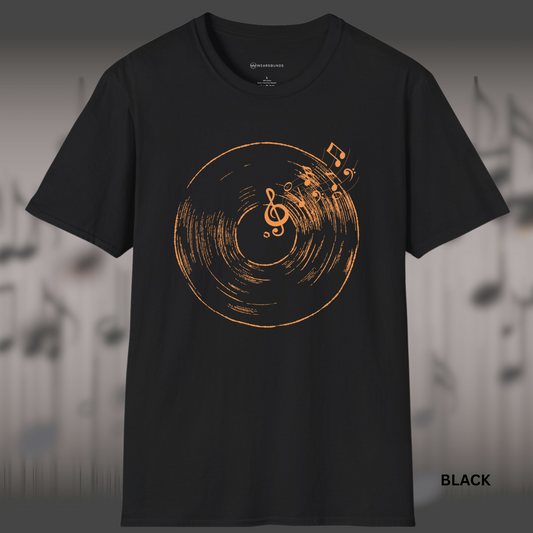 Record Music     | T-SHIRT - 4 colors - 9 sizes | Vinyl Lover Tee -  If vinyl is your love language, this Record Music tee is for you. Classic, clean, and perfect for those who spin their own soundtrack. 🎶 Shop now and wear the sound.