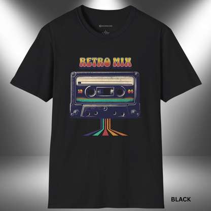 RETRO MIX  CASSETTE TAPE       | T-SHIRT - 7 colors - 9 sizes