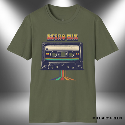 RETRO MIX  CASSETTE TAPE       | T-SHIRT - 7 colors - 9 sizes