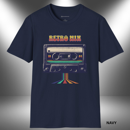 RETRO MIX  CASSETTE TAPE       | T-SHIRT - 7 colors - 9 sizes
