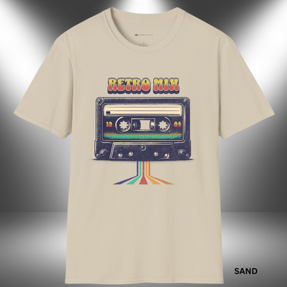 RETRO MIX  CASSETTE TAPE       | T-SHIRT - 7 colors - 9 sizes