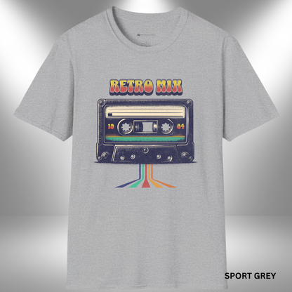 RETRO MIX  CASSETTE TAPE       | T-SHIRT - 7 colors - 9 sizes
