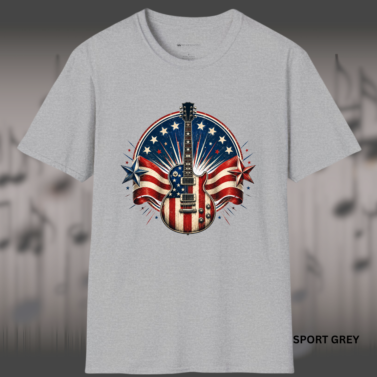 ROCKING AMERICA     | T-SHIRT - 7 colors - 9 sizes |