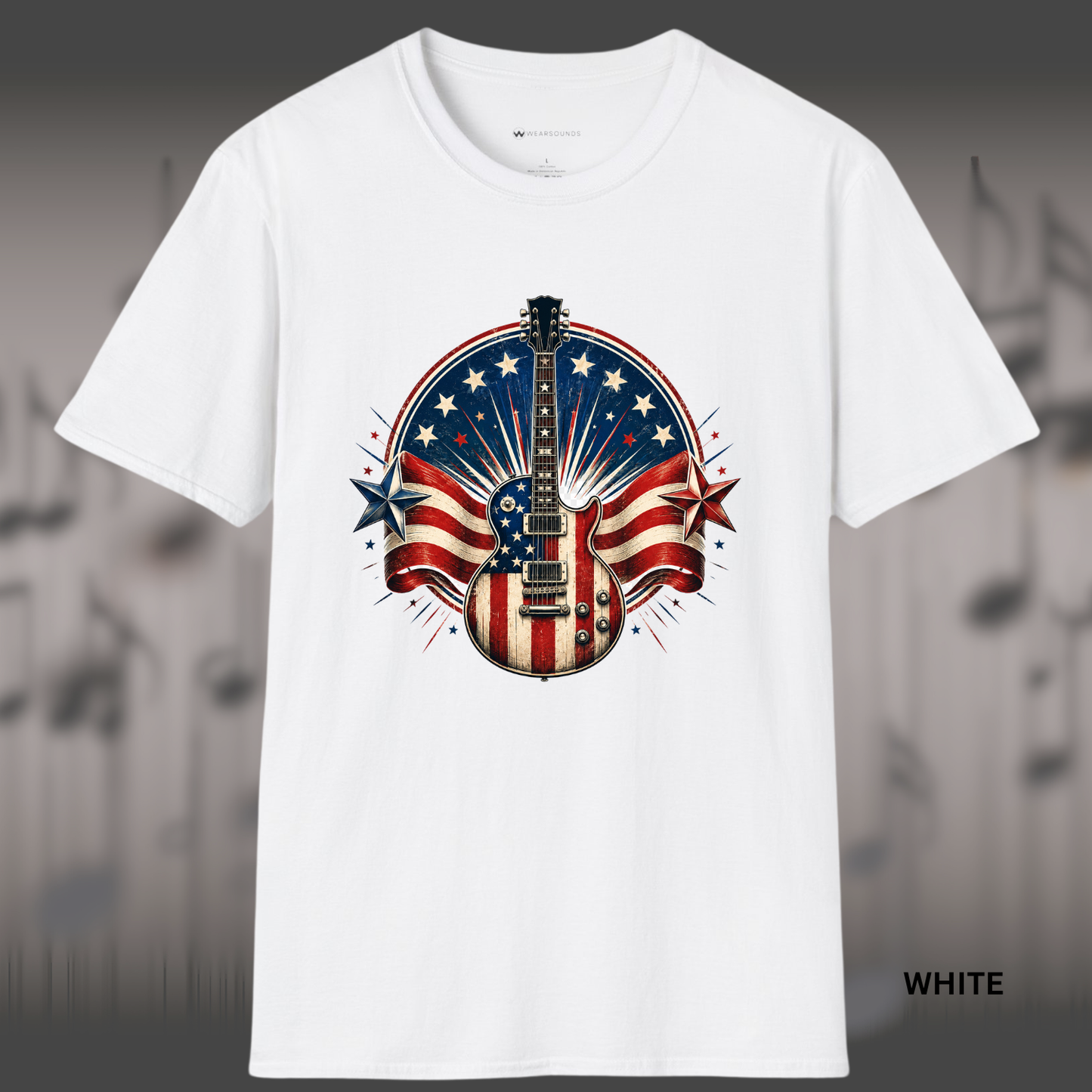 ROCKING AMERICA     | T-SHIRT - 7 colors - 9 sizes |