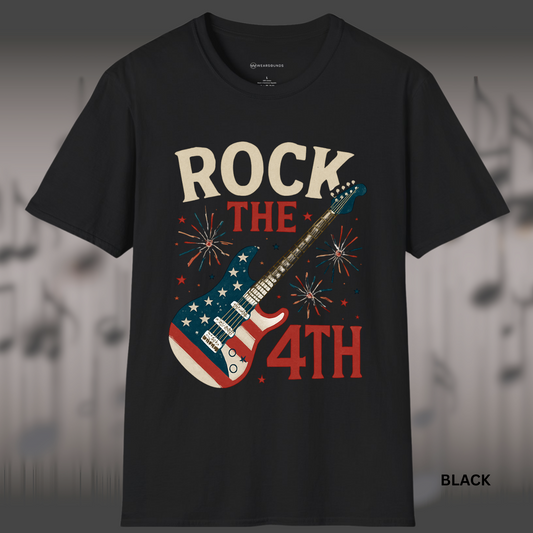 ROCK THE 4th (Gold)       | T-SHIRT - Limited Colors - 9 Sizes