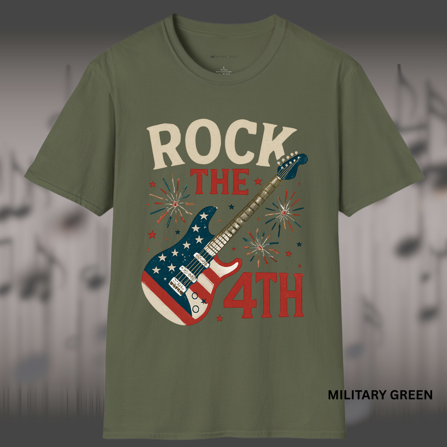 ROCK THE 4th (Gold)       | T-SHIRT - Limited Colors - 9 Sizes