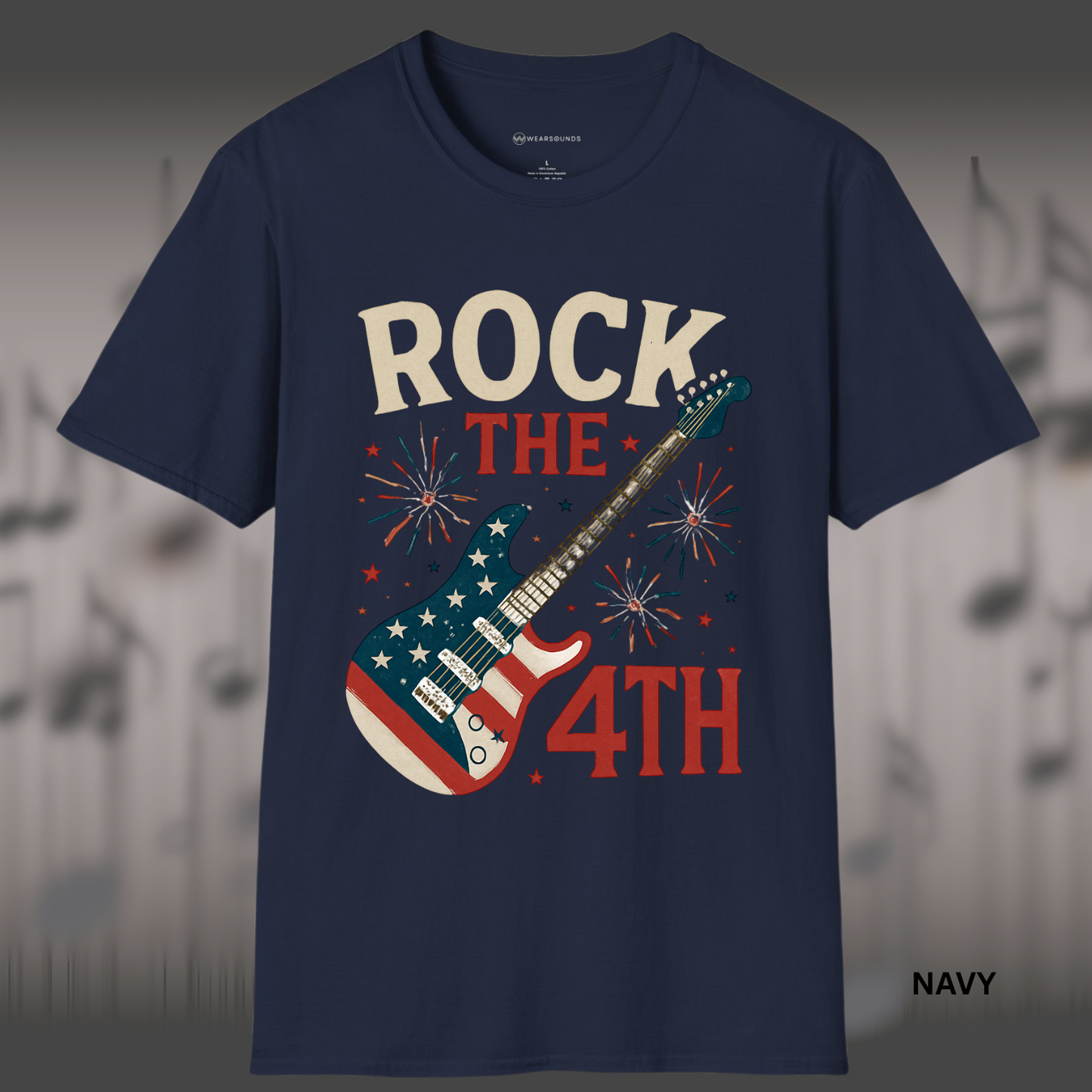 ROCK THE 4th (Gold)       | T-SHIRT - Limited Colors - 9 Sizes