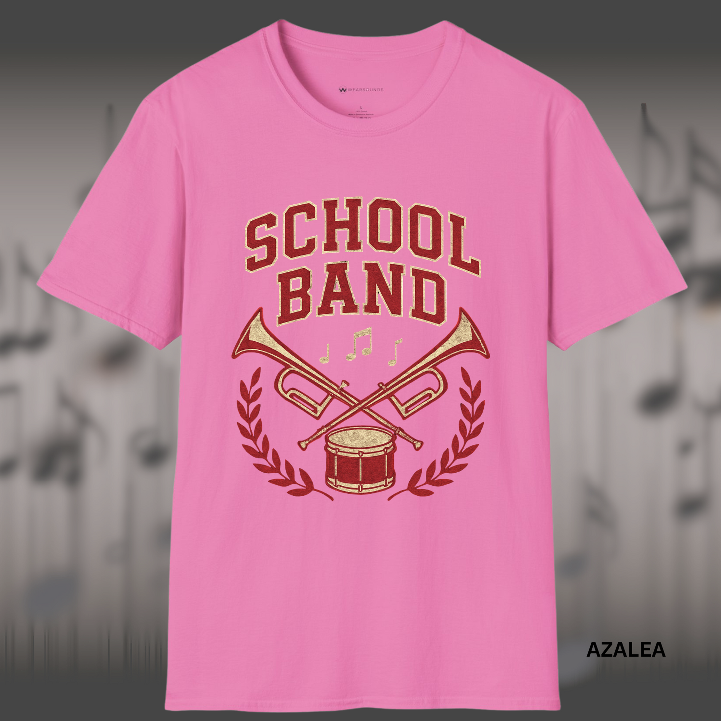 SCHOOL BAND CREST OF SOUND | Rep your band with pride!      | T-SHIRT - 7 colors - 9 sizes
