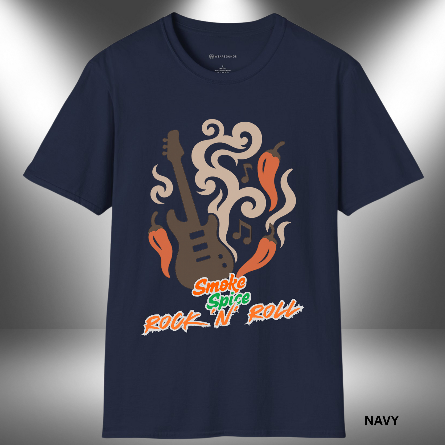 SMOKE, SPICE, ROCK 'N' ROLL        | T-SHIRT - 7 colors - 9 sizes | 🔥 For those who like their licks hot and their riffs hotter.