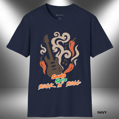 SMOKE, SPICE, ROCK 'N' ROLL        | T-SHIRT - 7 colors - 9 sizes | 🔥 For those who like their licks hot and their riffs hotter.