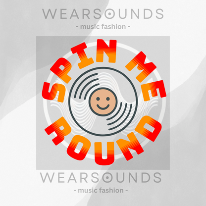 SPIN ME ROUND        | T-SHIRT - 6 colors - 9 sizes | Add a smile to your style—let your love for vinyl and old-school beats take a spin with this fun tee!